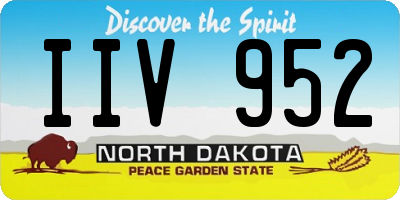 ND license plate IIV952
