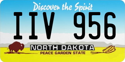 ND license plate IIV956