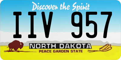 ND license plate IIV957