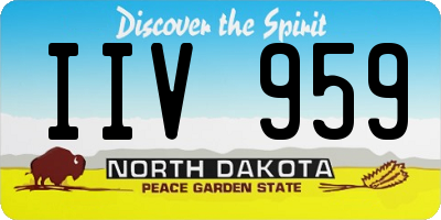 ND license plate IIV959