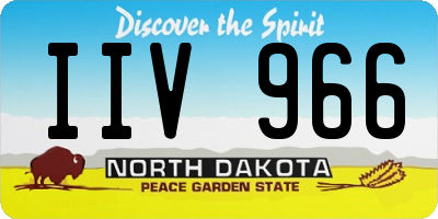 ND license plate IIV966