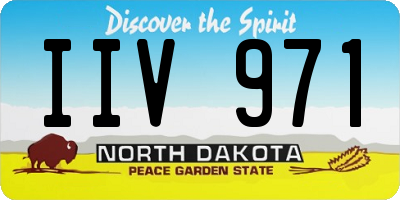 ND license plate IIV971