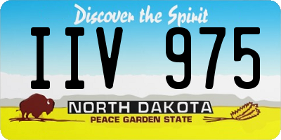ND license plate IIV975