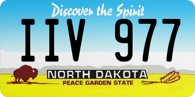 ND license plate IIV977