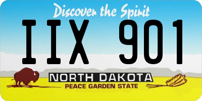 ND license plate IIX901