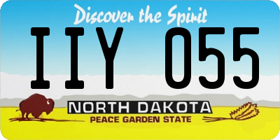 ND license plate IIY055