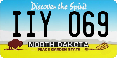 ND license plate IIY069