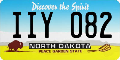 ND license plate IIY082