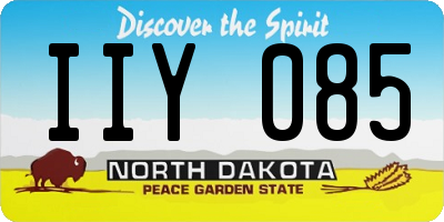 ND license plate IIY085