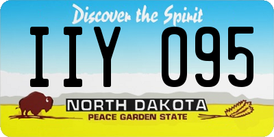 ND license plate IIY095