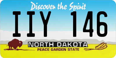ND license plate IIY146