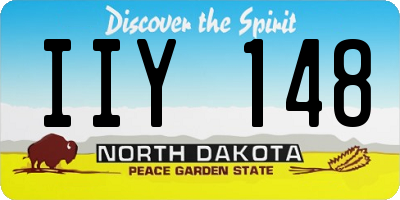 ND license plate IIY148