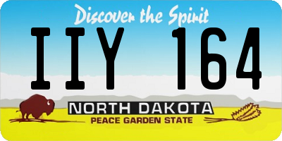 ND license plate IIY164
