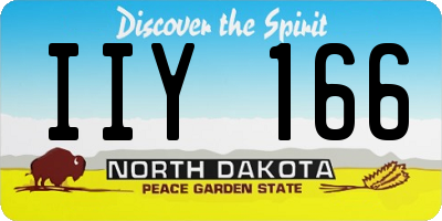 ND license plate IIY166