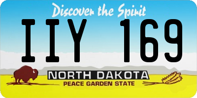 ND license plate IIY169