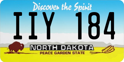 ND license plate IIY184