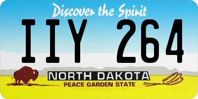 ND license plate IIY264