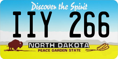 ND license plate IIY266