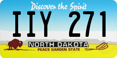 ND license plate IIY271
