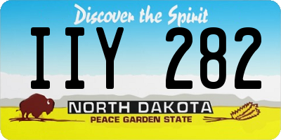 ND license plate IIY282