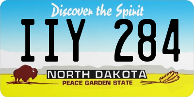 ND license plate IIY284