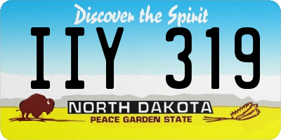 ND license plate IIY319