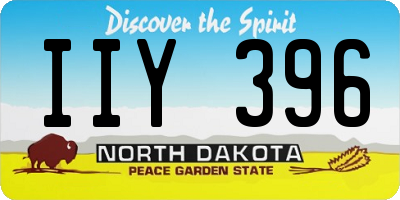 ND license plate IIY396