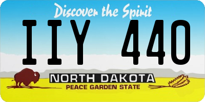 ND license plate IIY440