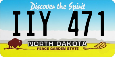 ND license plate IIY471