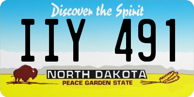 ND license plate IIY491
