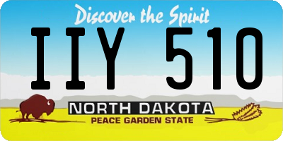 ND license plate IIY510