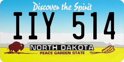 ND license plate IIY514