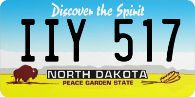 ND license plate IIY517