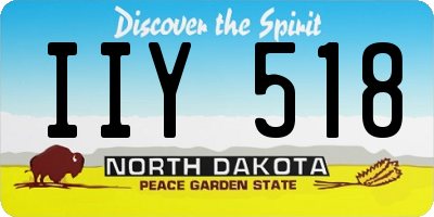 ND license plate IIY518