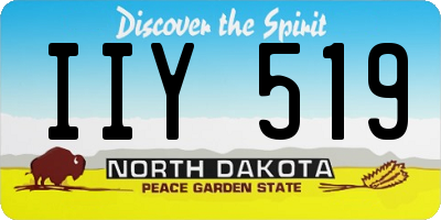 ND license plate IIY519