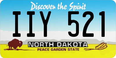 ND license plate IIY521