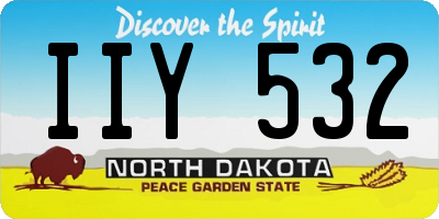 ND license plate IIY532
