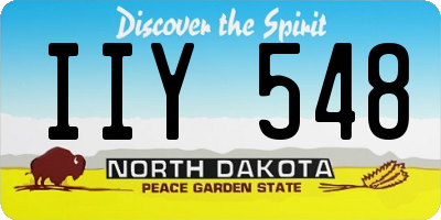 ND license plate IIY548