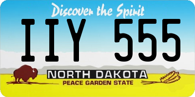 ND license plate IIY555