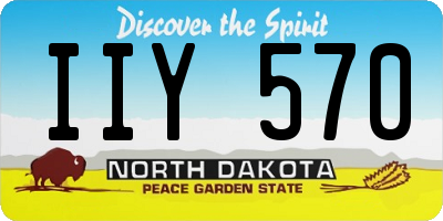 ND license plate IIY570