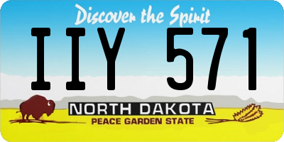 ND license plate IIY571
