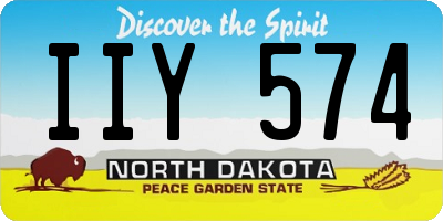 ND license plate IIY574