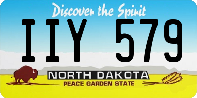 ND license plate IIY579