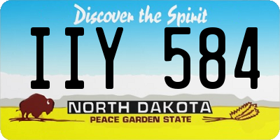 ND license plate IIY584