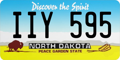 ND license plate IIY595