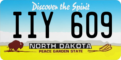 ND license plate IIY609