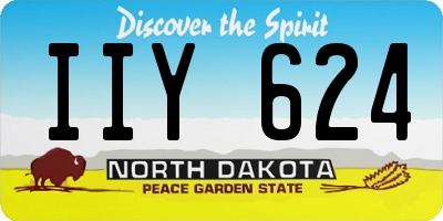 ND license plate IIY624
