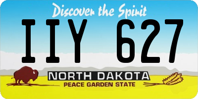 ND license plate IIY627