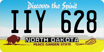 ND license plate IIY628