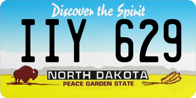 ND license plate IIY629